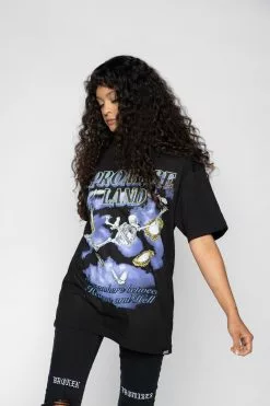 BROKEN PROMISES Shirts Self Reflection Tee Black