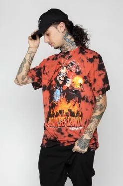 CASH Max Volume Tie Dye Tee Red/Black Shirts