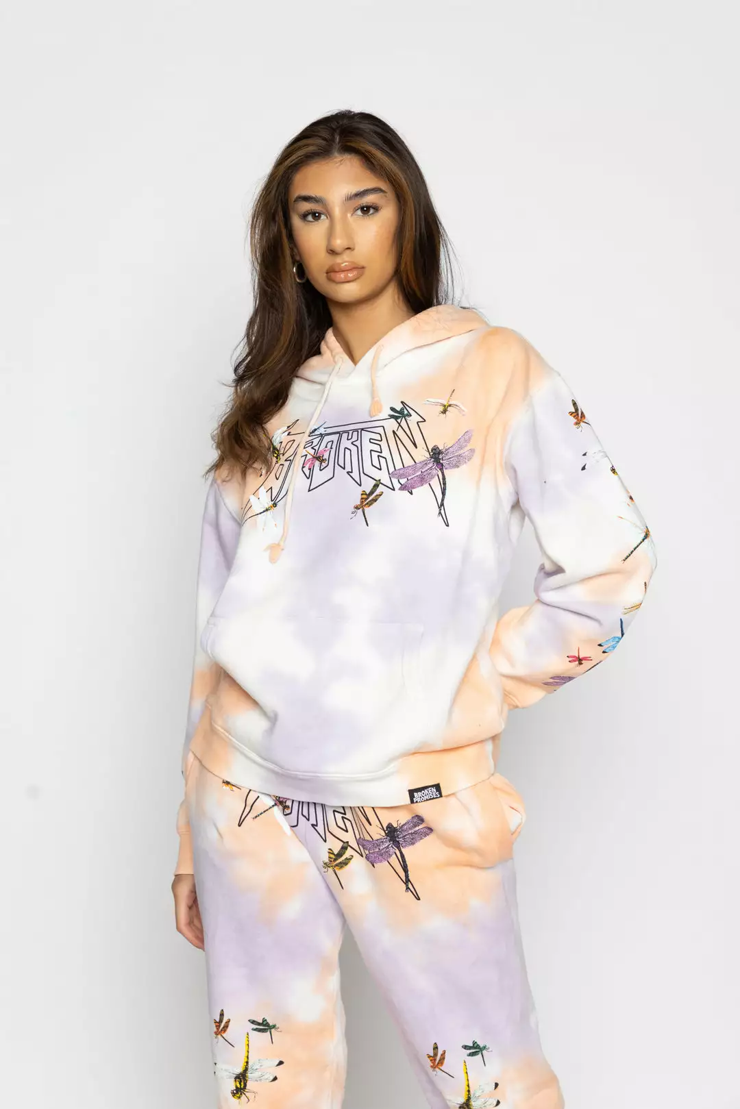 CASH Dragonflies Tie Dye Hoodie Hoodies