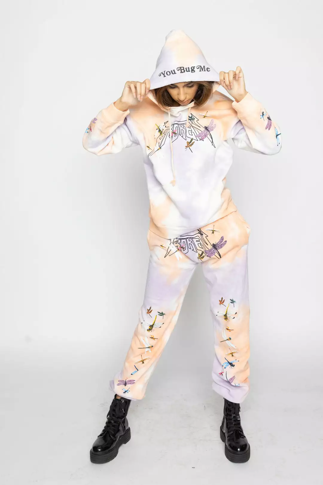 CASH Dragonflies Tie Dye Hoodie Hoodies