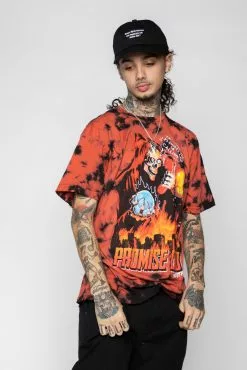 CASH Max Volume Tie Dye Tee Red/Black Shirts