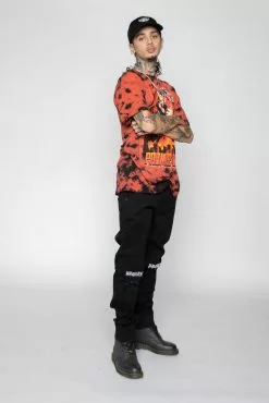 CASH Max Volume Tie Dye Tee Red/Black Shirts