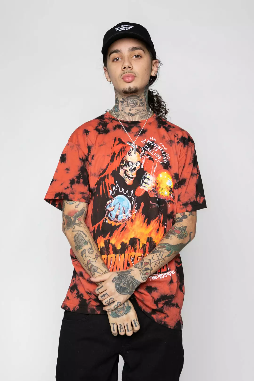 CASH Max Volume Tie Dye Tee Red/Black Shirts