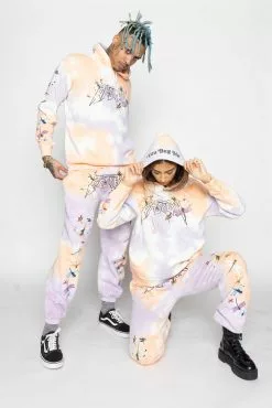 CASH Dragonflies Tie Dye Hoodie Hoodies