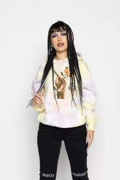 BROKEN PROMISES Wishing Well Tie Dye Hoodie