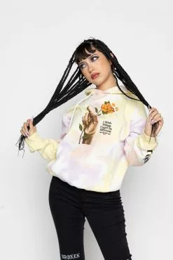 BROKEN PROMISES Wishing Well Tie Dye Hoodie