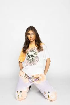 BROKEN PROMISES Bee So Heartless Tie Dye SST Orange/Pink