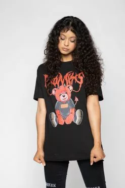 BROKEN PROMISES Shirts Damien S/S Tee Blk