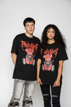 BROKEN PROMISES Shirts Damien S/S Tee Blk