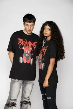 BROKEN PROMISES Shirts Damien S/S Tee Blk