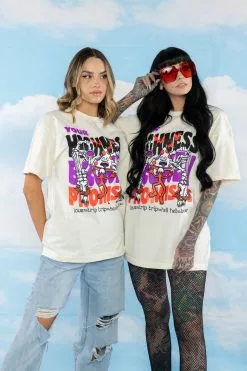 BROKEN PROMISES Love Trip Tee Natural - BPxYH