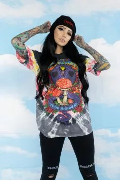 BROKEN PROMISES Serpent's Kiss V-Dye Tee - BPxYH Shirts