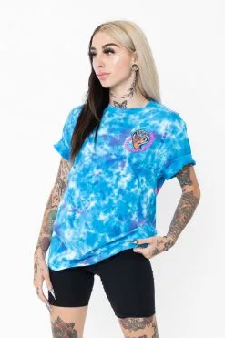 BROKEN PROMISES Shirts BP X SC Striker Dye Tee Blue