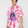 BROKEN PROMISES Mixed Emotions Tie Dye Tee Pink