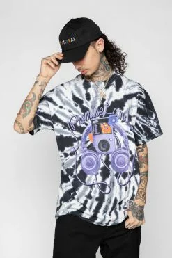 CASH Playlist Tie Dye Tee
