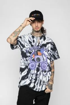 CASH Playlist Tie Dye Tee