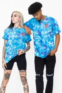 BROKEN PROMISES Shirts BP X SC Striker Dye Tee Blue
