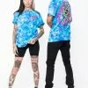 BROKEN PROMISES Shirts BP X SC Striker Dye Tee Blue