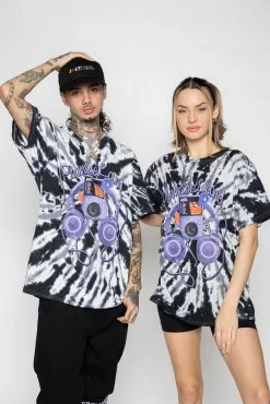 CASH Playlist Tie Dye Tee