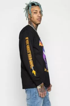 BROKEN PROMISES Shirts Shoot Your Shot L/S Black