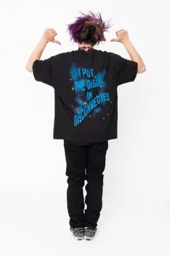 BROKEN PROMISES Shirts Disconnected Vintage Wash Tee Black