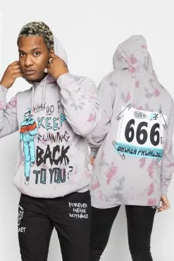 CASH Back To You Tie Dye Hoodie