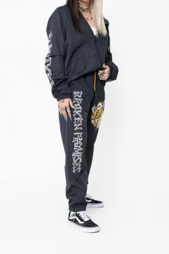 BROKEN PROMISES BP X SC Boneyard Windbreaker PANT Black