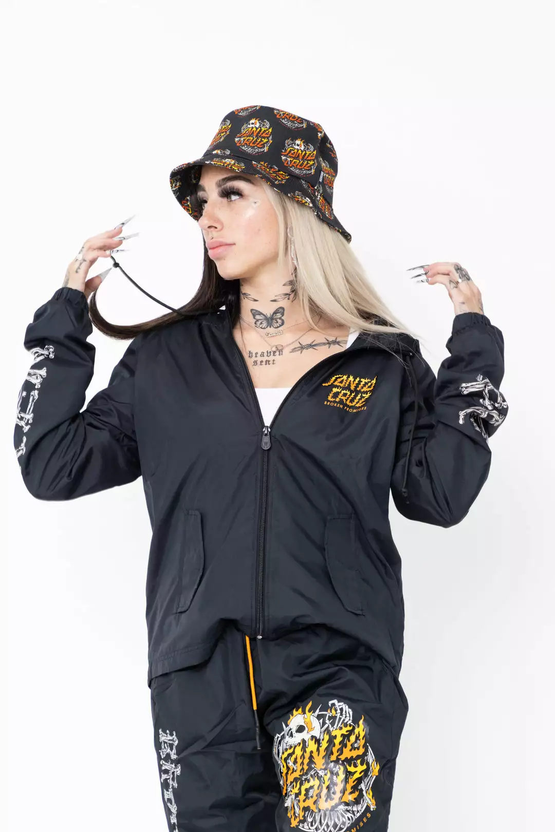 BROKEN PROMISES BP X SC Stinger Coaches Jacket Blk