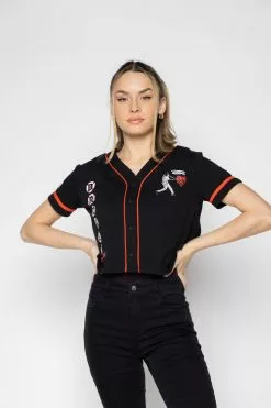 BROKEN PROMISES Batter Up Cropped Jersey