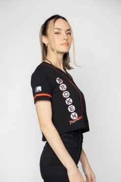 BROKEN PROMISES Batter Up Cropped Jersey