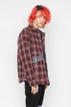 BROKEN PROMISES Emotional Quilted Flannel Jacket