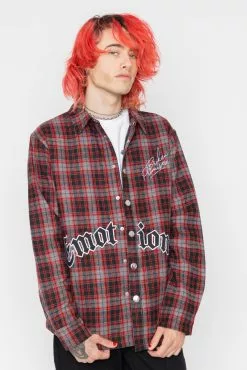 BROKEN PROMISES Emotional Quilted Flannel Jacket