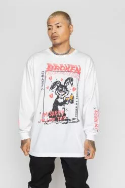 BROKEN PROMISES Shirts Drown My Sorrows L/S White