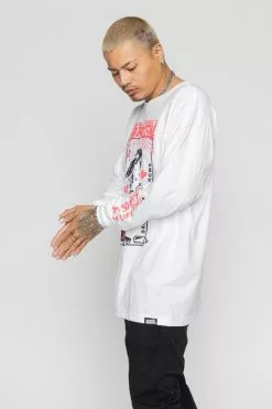 BROKEN PROMISES Shirts Drown My Sorrows L/S White