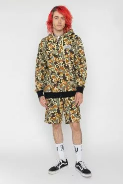 BROKEN PROMISES Reaper Camo Zip Hoodie Green Hoodies