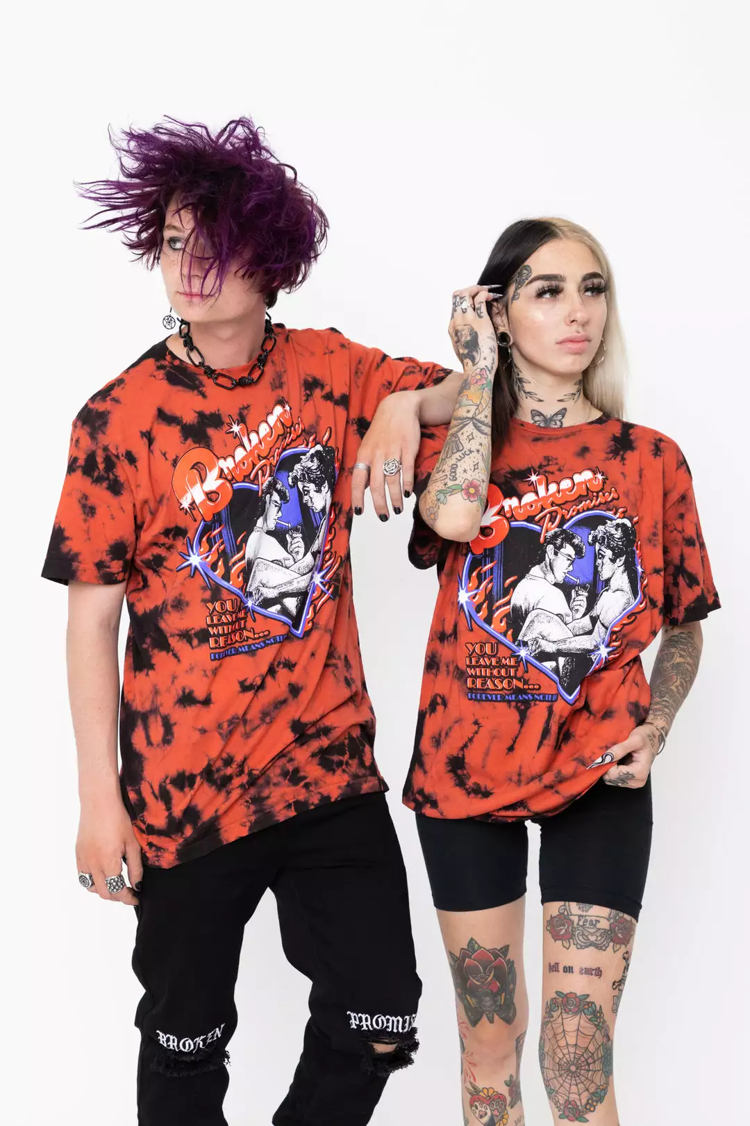 CASH Without Reason Tie Dye Tee Shirts