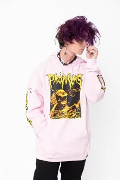 BROKEN PROMISES Hoodies Sad Songs Hoodie Pink