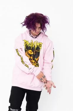 BROKEN PROMISES Hoodies Sad Songs Hoodie Pink
