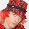 BROKEN PROMISES Sale Demon Camo Red Bucket Hat