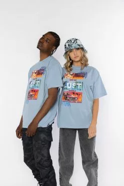 BROKEN PROMISES City Of Angels "Blue" S/S Tee