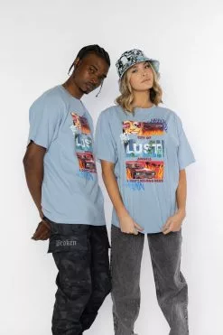 BROKEN PROMISES City Of Angels "Blue" S/S Tee