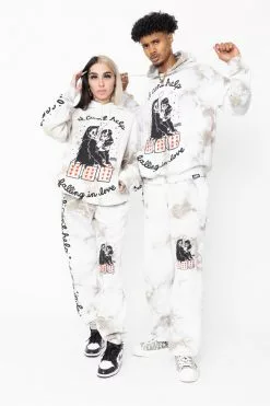 CASH Bottoms Love You So Tie Dye Sweatpants