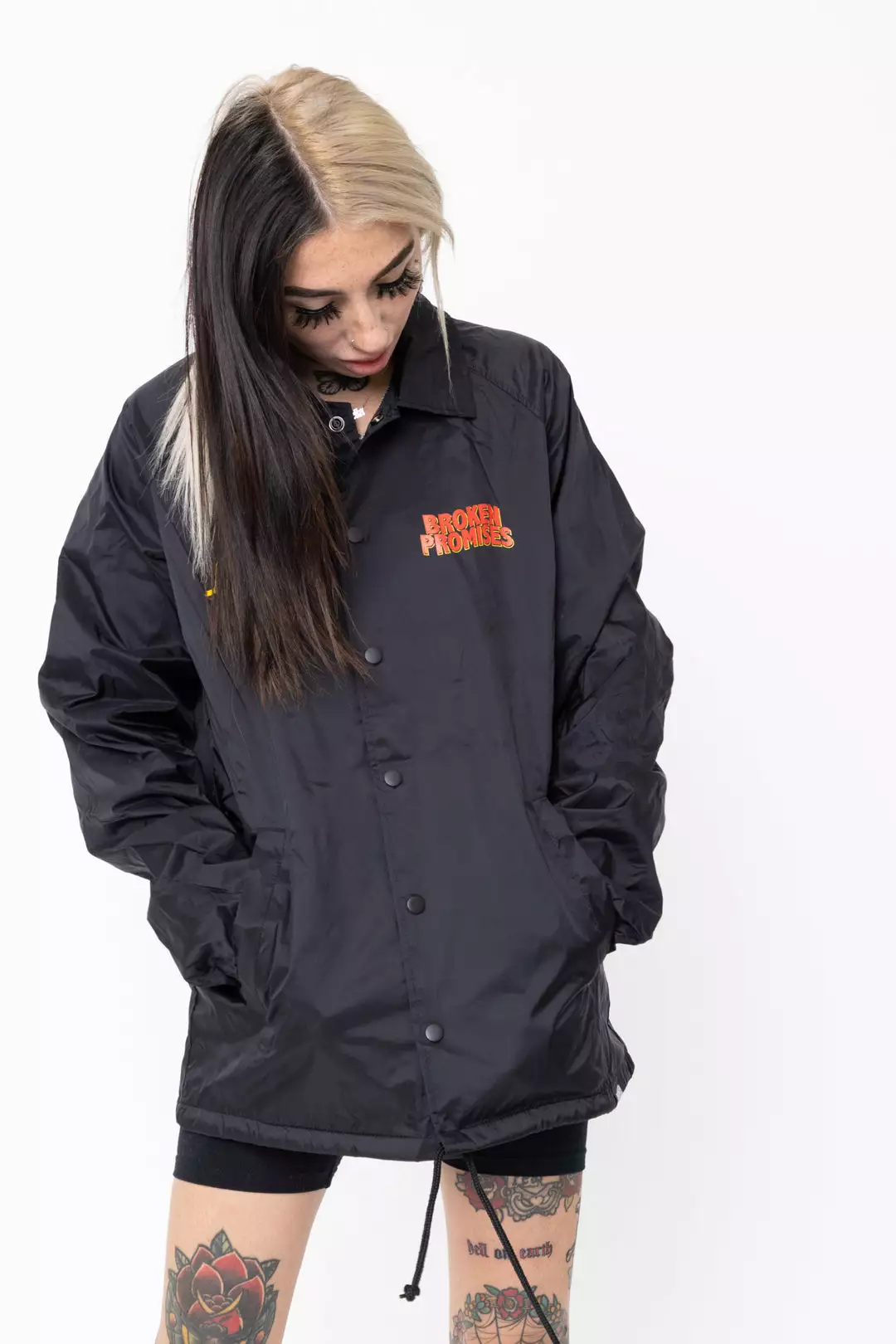 BROKEN PROMISES BP X SC Stinger Coaches Jacket Blk