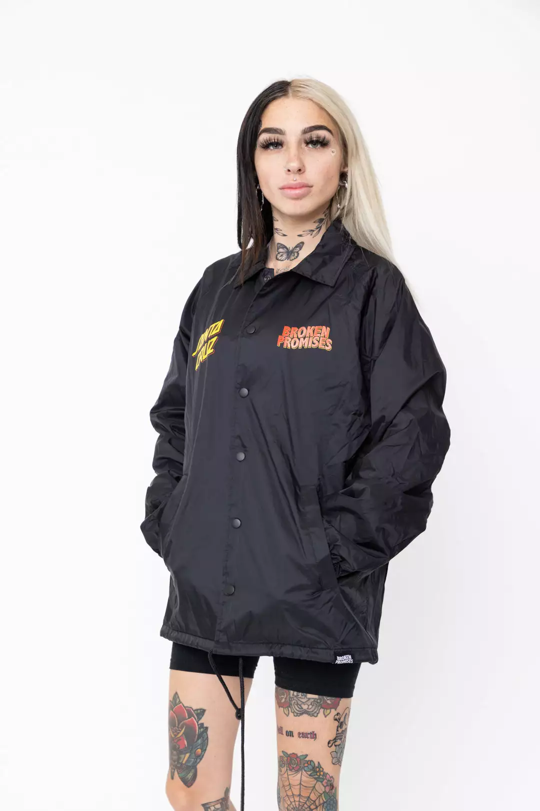 BROKEN PROMISES BP X SC Stinger Coaches Jacket Blk