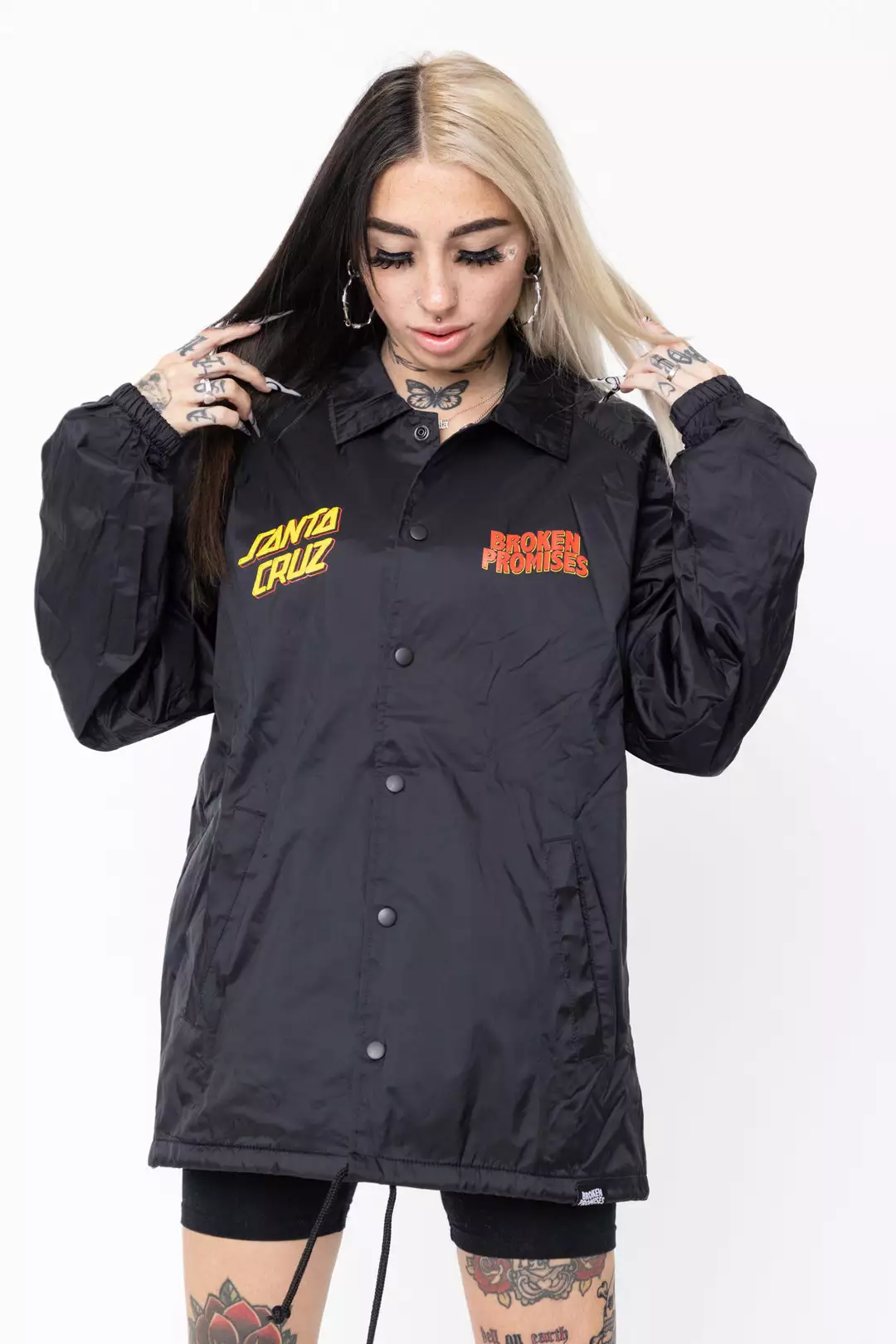 BROKEN PROMISES BP X SC Stinger Coaches Jacket Blk