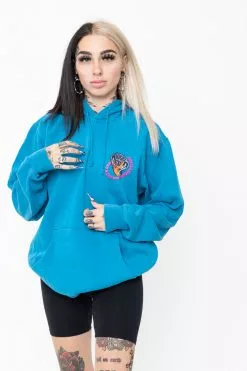BROKEN PROMISES BP X SC Striker Hoodie Blue Hoodies