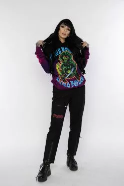 BROKEN PROMISES Hoodies Grave Goblin Dip Dye Hoodie