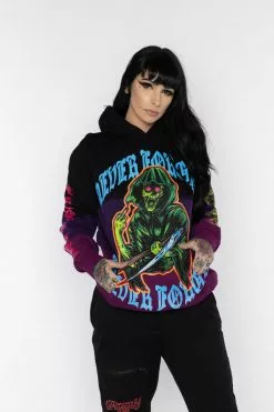 BROKEN PROMISES Hoodies Grave Goblin Dip Dye Hoodie