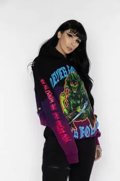BROKEN PROMISES Hoodies Grave Goblin Dip Dye Hoodie