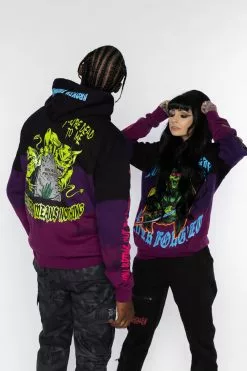 BROKEN PROMISES Hoodies Grave Goblin Dip Dye Hoodie